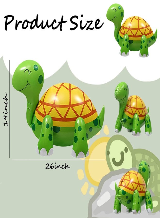 Hazyore 4D Walking Turtle Balloon Animal foil Balloon, Creative Inflatable Turtle, Baby Shower, Birthday Party Decoration Supplies - Image 2